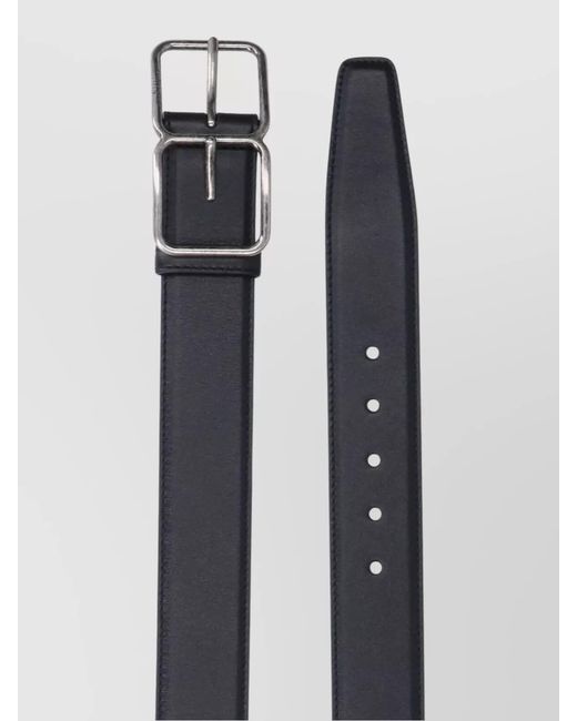 Saint Laurent Black Leather Belt for men