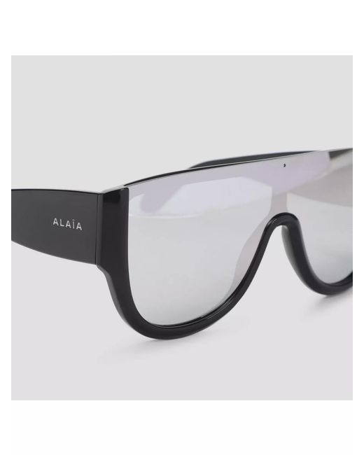 Alaïa Multicolor Oversized Square Frame Sunglasses Thick Temples