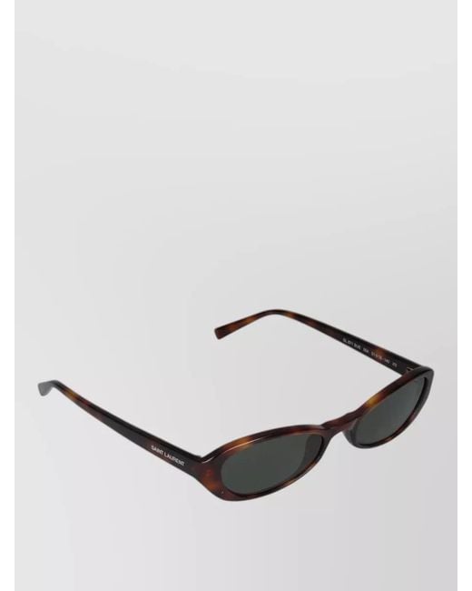 Saint Laurent Gray Sunglasses Sl 871 Sue 004 Oval Frame