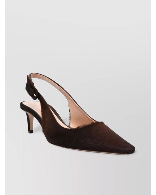 Gianvito Rossi Multicolor Calf Leather Slingback Pumps