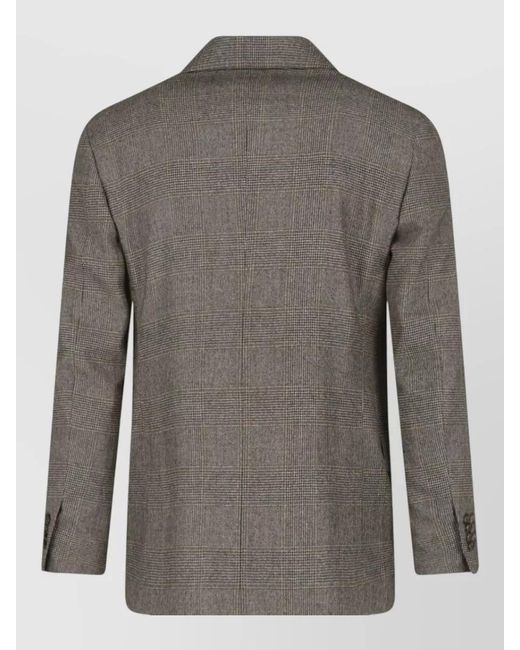 Lardini Brown Virgin Wool Blazer for men