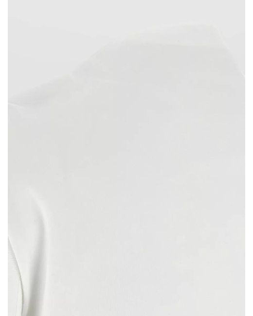 ARMARIUM White Glenda Sleeveless Top Lightweight Soft Fabric