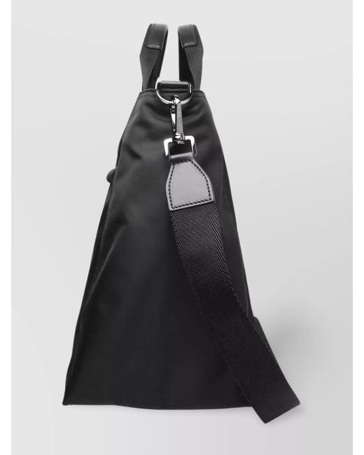 Dolce & Gabbana Black Logo-Print Nylon Holdall for men