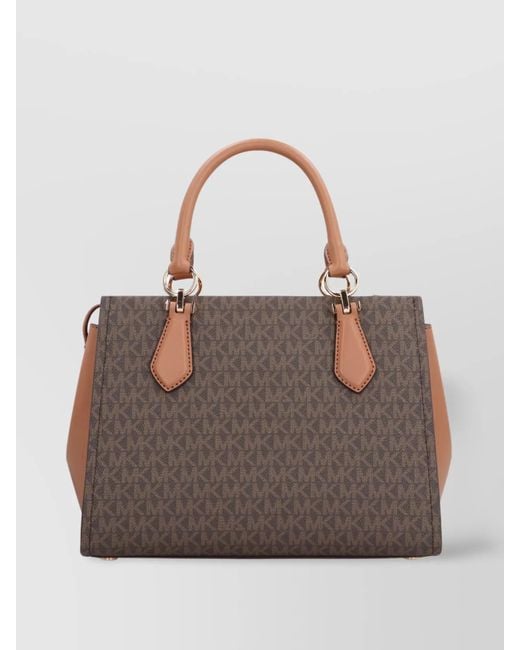 MICHAEL Michael Kors White Marilyn Satchel Bag