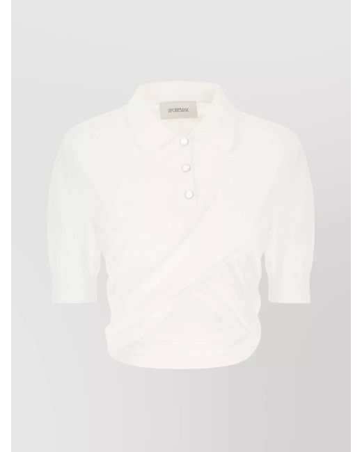 Sportmax White Polo Shirt