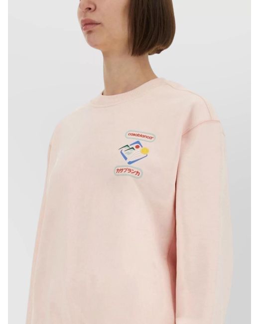 Casablanca Natural Organic Cotton Regular-Fit Sweatshirt