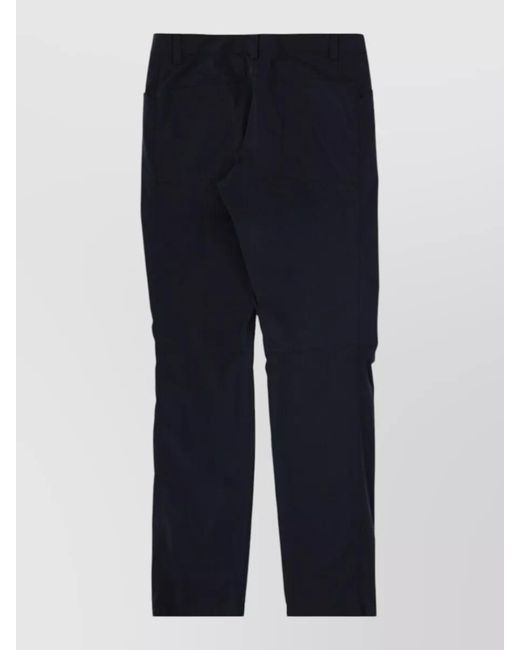 Aspesi Blue Tailored Trousers Belt Loops And Pockets for men