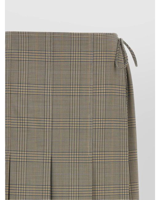 Marni Natural Pleated Skirt