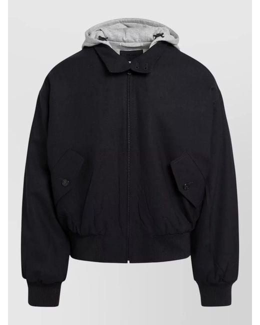 Prada Blue Hooded Jacket for men