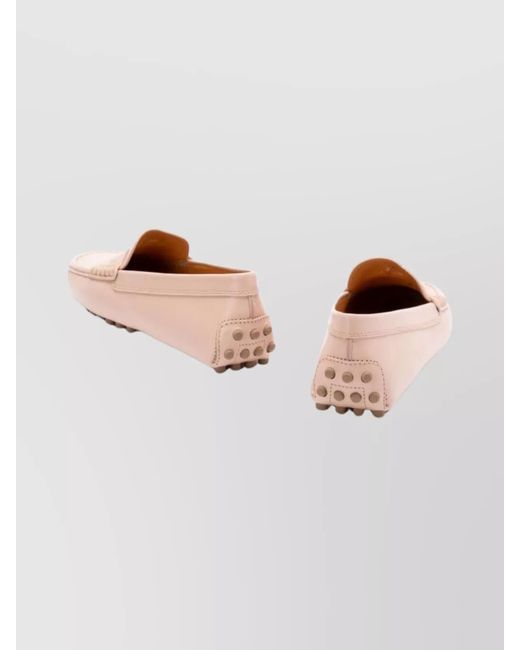 Tod's Pink Loafers