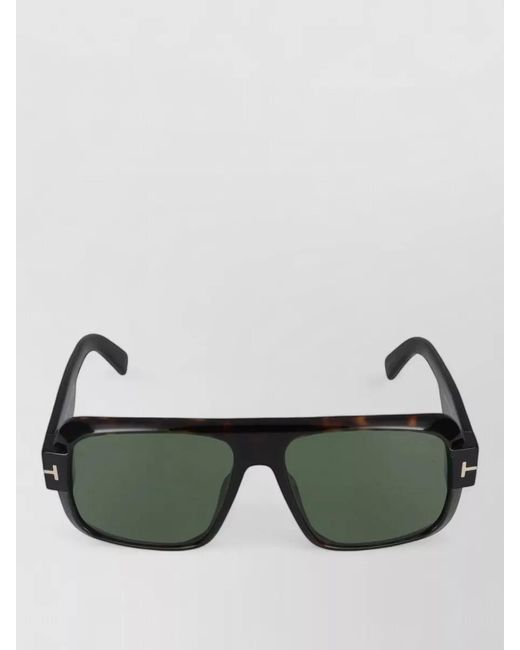 Tom Ford Metallic Sunglasses Ft1101 Square Frame Mm Lenses
