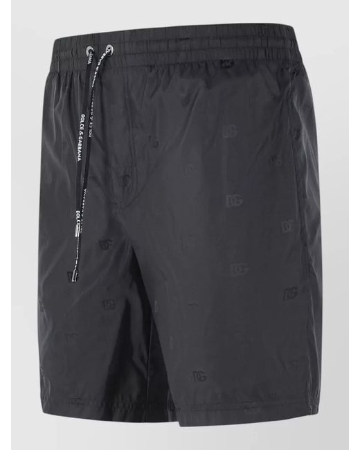 Dolce & Gabbana Gray Swim Shorts for men
