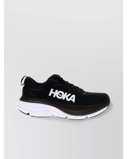 Hoka One One Men's Black Mesh Upper Sneakers Pull Tab