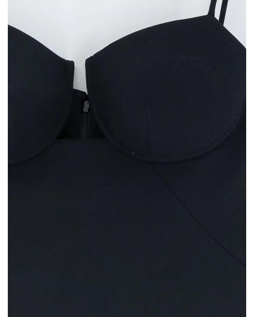 Givenchy Blue Satin Mini Dress Cutaway Design