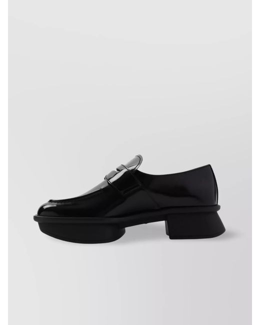 Prada Black Leather Loafers
