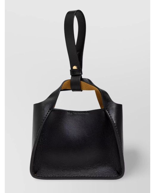 Stella McCartney Black Stella Logo Airpods Case Keyring