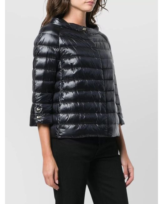 Herno Blue Down Feather Puffer Jacket