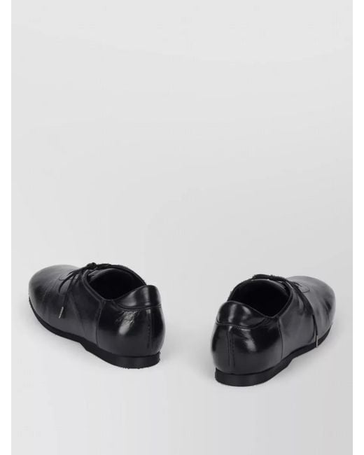 Our Legacy Black Leather Moccasin Loafers for men