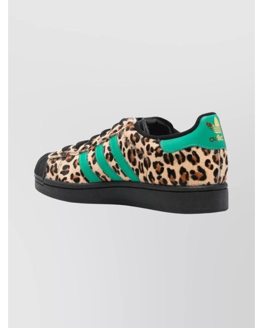 Adidas Multicolor Leather Low-Top Sneakers