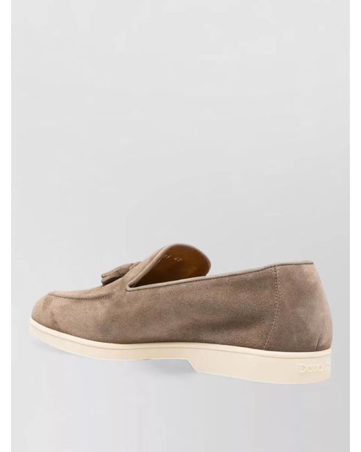 Doucal's Natural Suede Loafers for men