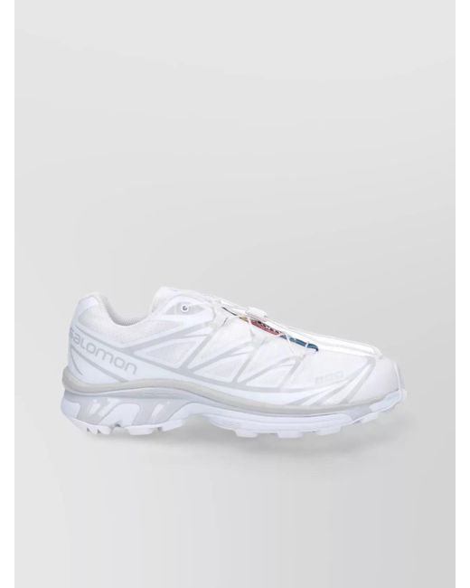Salomon White Xt-6 Low-Top Sneakers