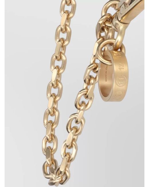 Maison Margiela White Brass Key Case