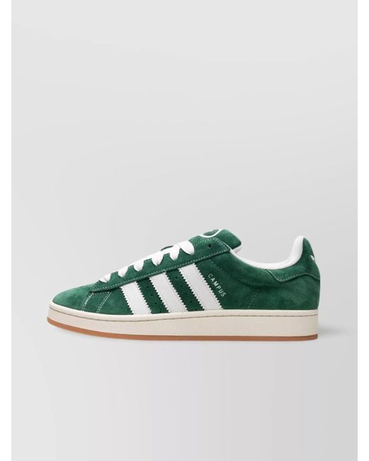 Adidas Green 00S Low-Top Suede Sneakers