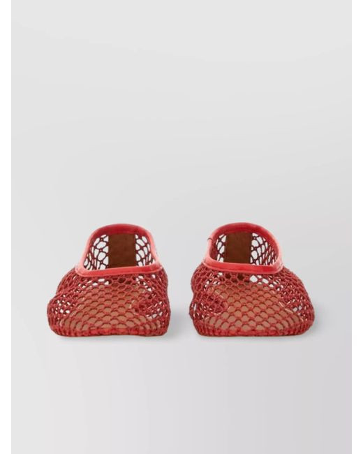 Staud Red Ballerina Shoes