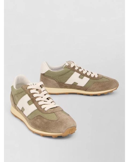 Hogan Natural Lace-Up Sneakers