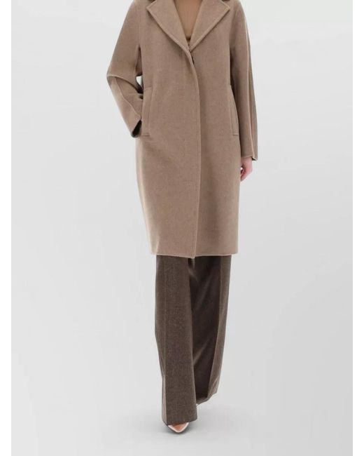 Max Mara Natural Cashmere Fitted Coat