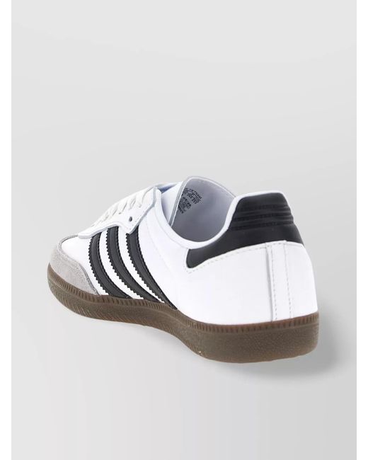 Adidas Originals Metallic Low-Top Sneakers With Contrast Panels And Rubber Sole for men