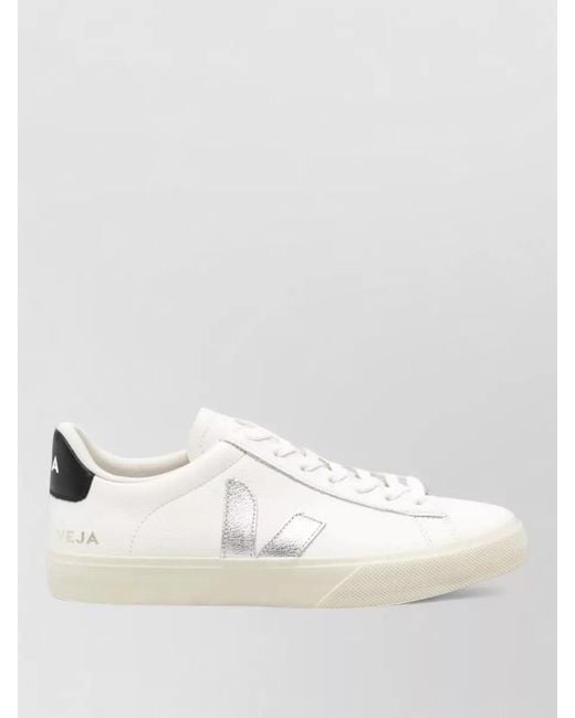Veja Natural Low Top Lace Up Casual Rubber Sole