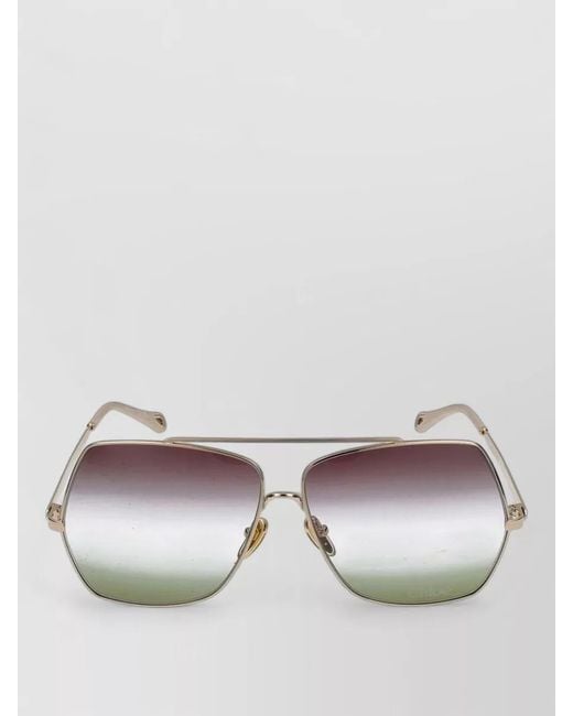 Chloé Gray Sunglasses Model Ch0278S 002 Square Frame