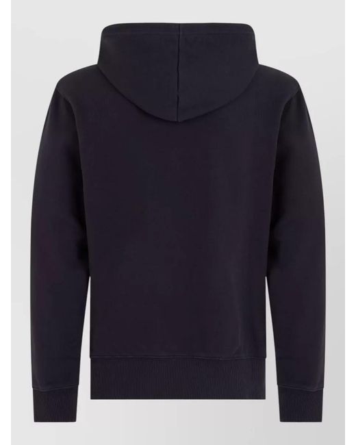 Boss Blue Cotton Hoodie for men