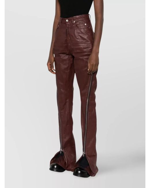 Rick Owens Denim Flared Trousers