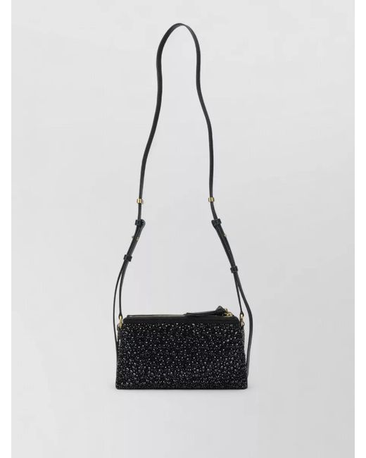 Pinko White Love Bag Calf Leather Shoulder Bag