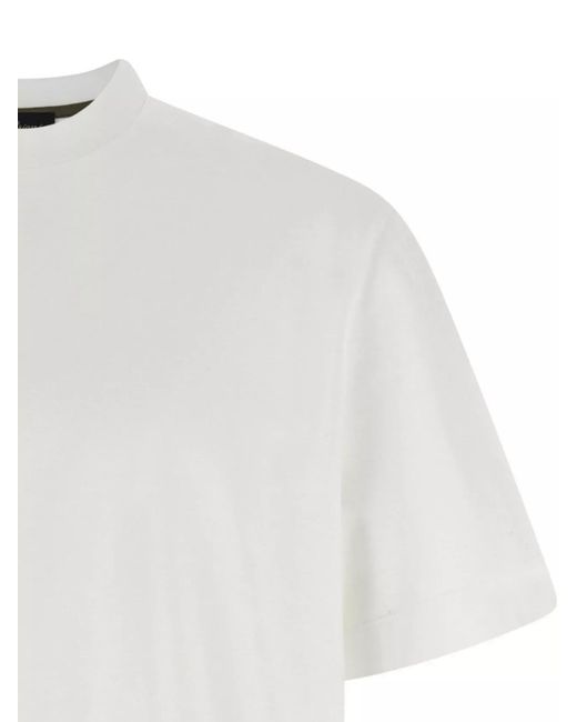 Brioni White Cotton T-Shirt for men