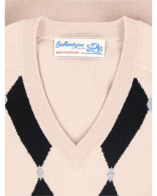 Ballantyne Multicolor Cashmere Crewneck Jumper