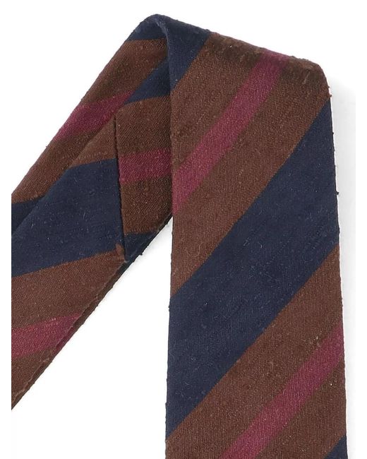 Finamore 1925 White Silk Tie for men
