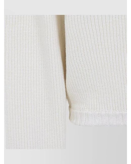 Fear Of God White Crew Neck Sweater Long Sleeves Knit Blend for men
