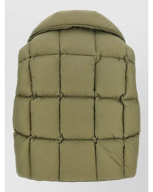 Ienki Ienki Green Cloud Vest High Collar Padded Quilted Sleeveless