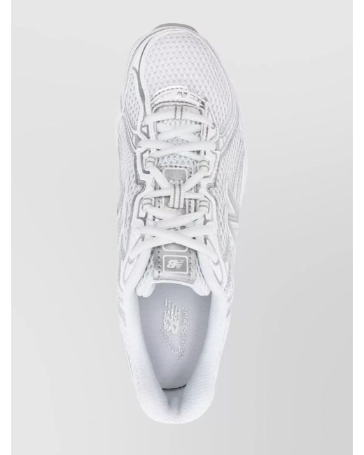 New Balance White Low-Top Sneakers