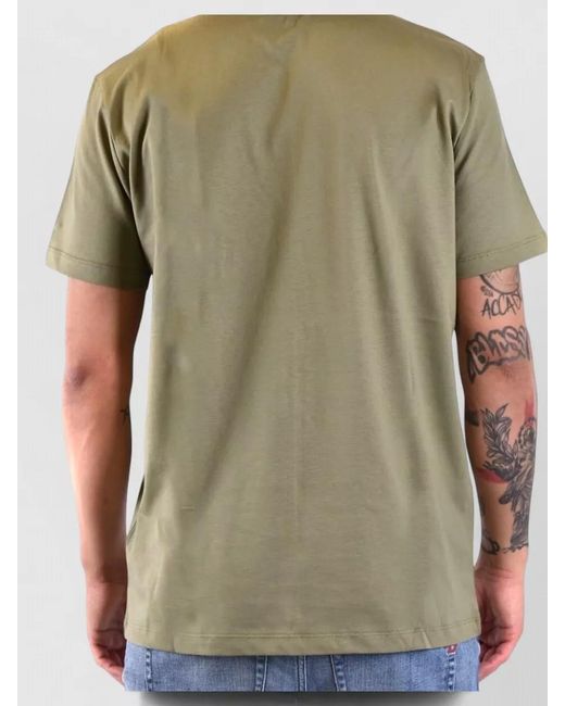 Dondup Green Cotton T-Shirt for men