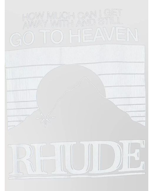 Rhude Blue T-Shirt for men
