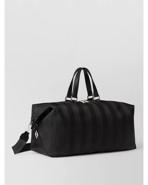Fendi Black Lui Travel Duffle Bag Shoulder Strap for men