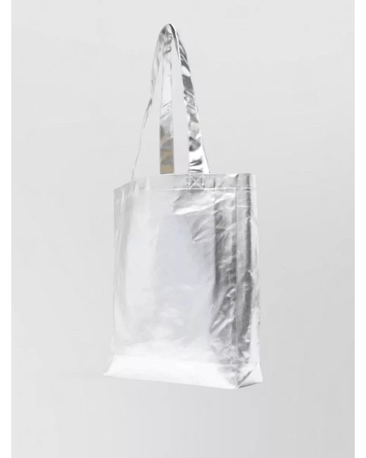 A.P.C. White Lou Shopper Bag Tote Bag