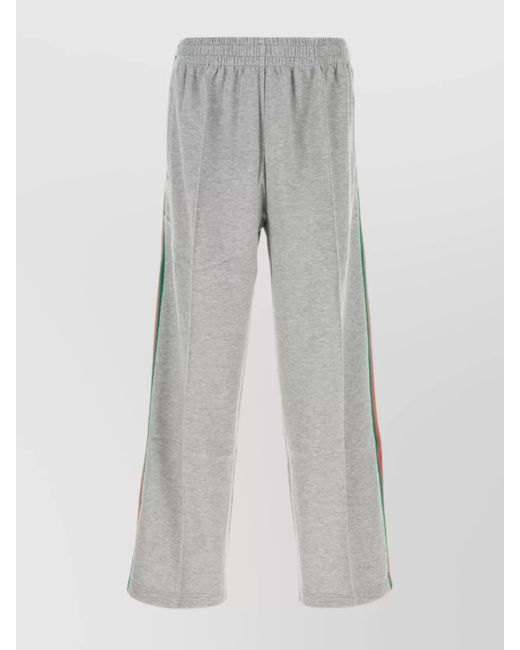 Gucci Gray Cotton Blend Joggers for men