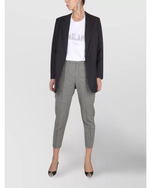Isabel Marant Gray Cropped Trousers