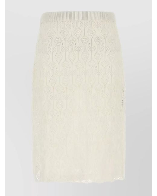 Bottega Veneta Natural Skirts