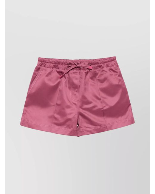 Tom Ford Pink Shiny Rayon Satin Pj Shorts